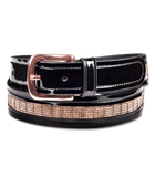 ROSE GOLD LEATHER BELT by Waldhausen