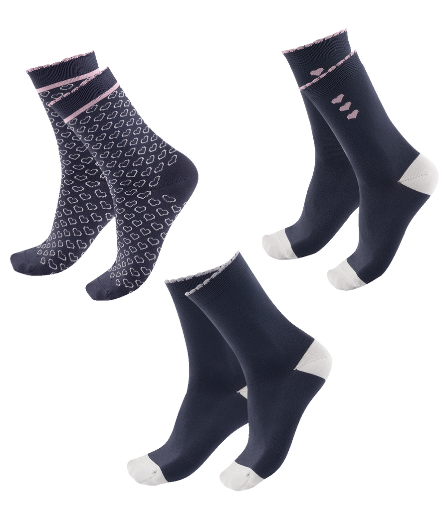 LUCKY HEART RIDING SOCKS, KIDS by Waldhausen