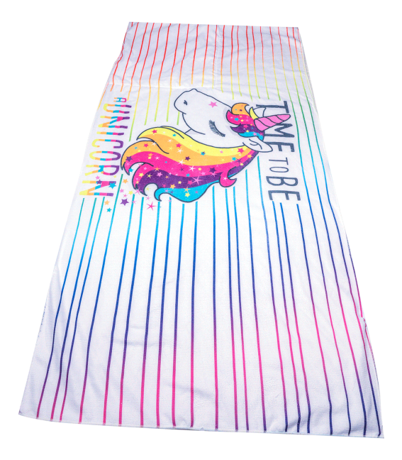 UNICORN BEACH TOWEL WITH RUCKSACK FUNCTION by Waldhausen