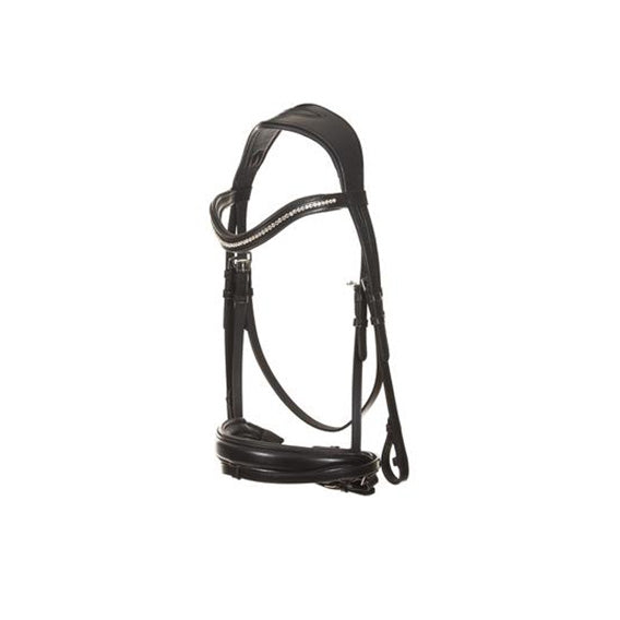 Leather dressage bridle by Limo Bits