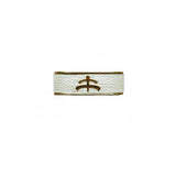 Leather and Brass Bangle by Makebe