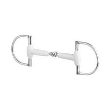 D-Ring Eggbutt Snaffle Single Jointed Bit by Beris