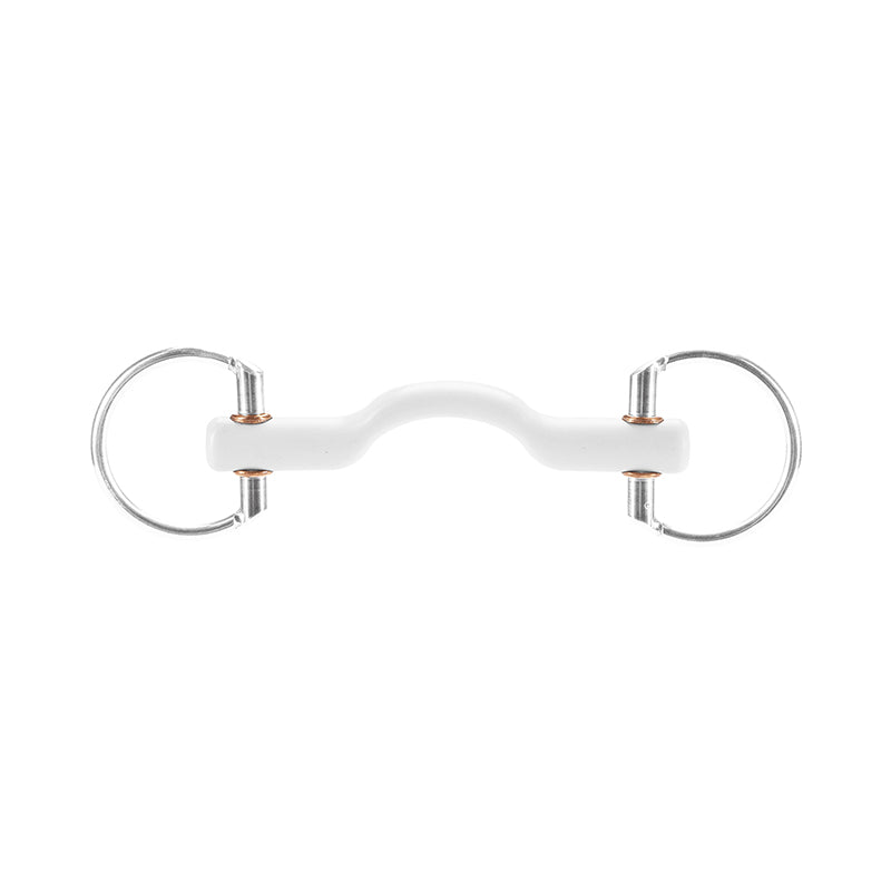 Eggbutt Snaffle with Tongue Port Bar by Beris