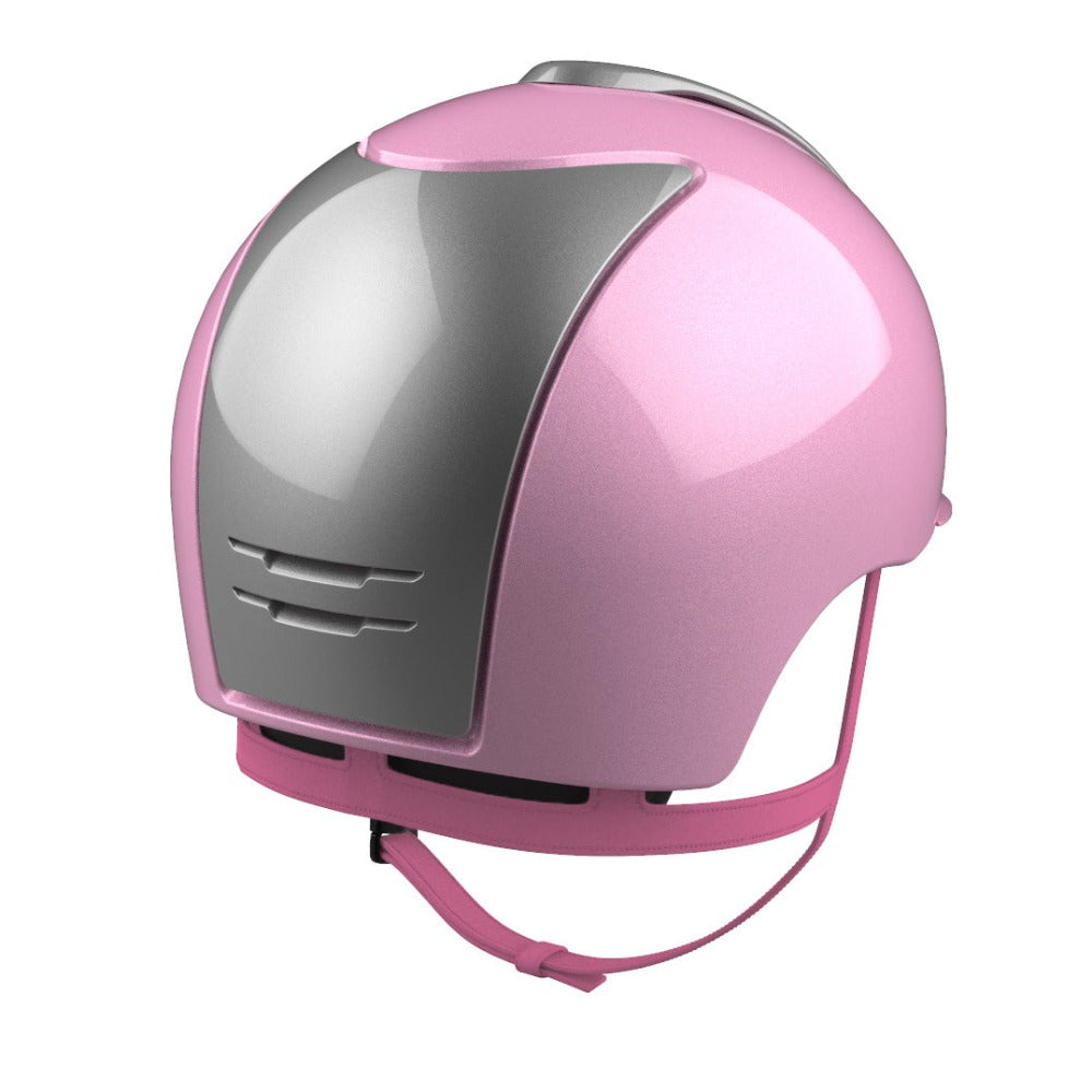 Riding Helmet Cromo 2.0 XC Polish Pink & Light Grey by KEP