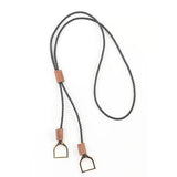 Necklaces with Wave Stirrups by Makebe