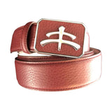 Leather and Brass Belt by Makebe