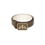 Leather and Brass Belt by Makebe