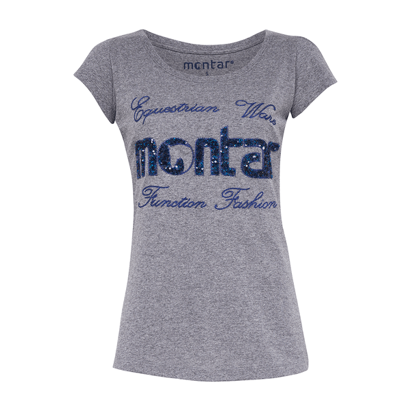 Ladies T-Shirt with sequin by Montar (Clearance)