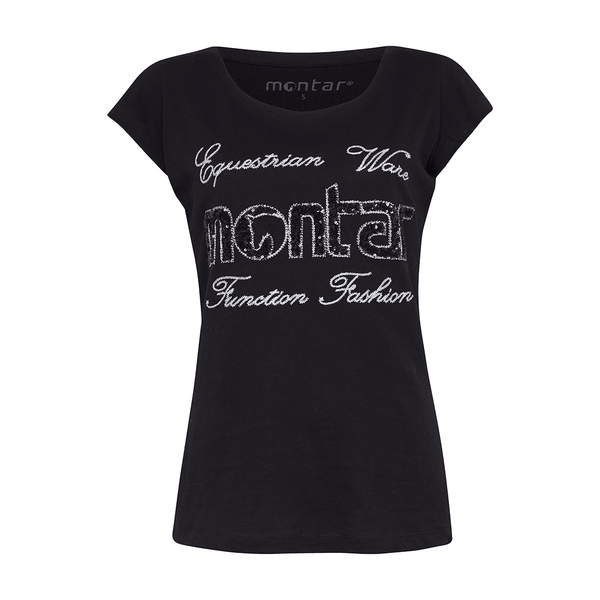 Ladies T-Shirt with sequin by Montar (Clearance)