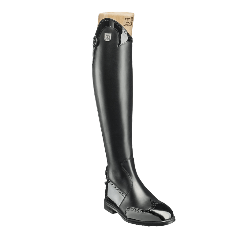 Tucci Boots Marilyn with Punched Patent Detail (Instant Dispatch)